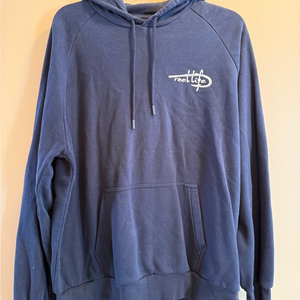 Reel Life Blue Hoodie
